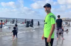 منقذ بحري في قطاع غزة