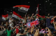 فرحة أهل غزة بفوز المنتخب المصري