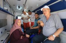 الهلال الأحمر يشارك في اجلاء مرضى من قطاع غزة 2.jpg