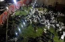لقطة شاشة من مقطع لاقتحام الاحتلال لحفل حناء في أم الفحم.webp