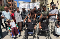 جرحى ومبتورو أطراف في غزة .png