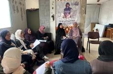 فلسطينيات تنفذ جلسة تفريغ نفسي للصحفيات.jpg