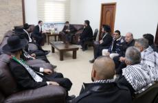 اجتماع الوفد اليهودي مع رئيس بلدية الخليل