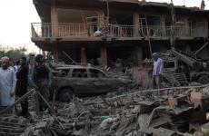 جانب من الدمار الذي خلفه التفجير