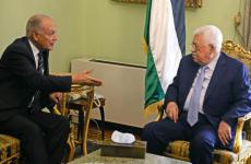 محمود عباس وأحمد ابو الغيط
