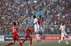  فلسطين استقبلت الإمارات في ملعب فيصل الحسيني 
