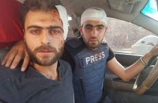 العبد الله والعيسى قبل يومين من استهدافهما بعبوة ناسفة في حلب 