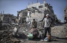 منازل مدمرة غزة