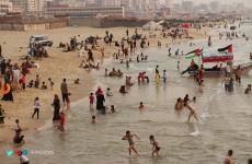 بحر غزة في موجة الحر
