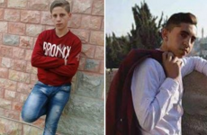 الشهيدين بشار نضال الجعبري 15عاما وحسام إسماعيل الجعبري 17عاما 