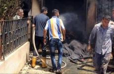  صورة بثها ناشطون عن الانفجار