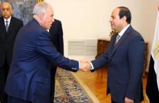  وزير العدل أحمد الزند مع الرئيس عبد الفتاح السيسي