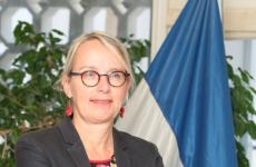 سفيرة فرنسا لدى الاحتلال الاسرائيلي هيلين لوغال