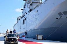 الرئيس المصري عبد الفتاح السيسي يحضر حفل يوم البحرية المصرية، الإسكندرية ، مصر - 19 أكتوبر 2017.jpg