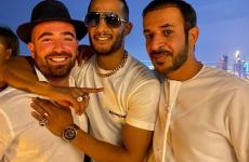 محمد رمضان يلتقي مطرب إسرائيلي في دبي.jpeg