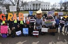 مظاهرة أمام البيت الأبيض