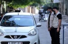 حظر التجول غزة كورونا الشرطة