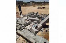 إصابة 3 أطفال بانهيار جدار مسجد في غزة.jpg