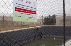 البرك البلاستيكية لتجميع وتخزين مياه الأمطار من على أسطح الدفيئات الزراعية في خان يونس.jpg