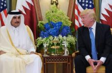 ترامب وأمير قطر