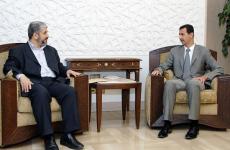 بشار الأسد وخالد مشعل