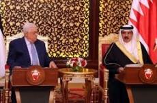 عباس وملك البحرين