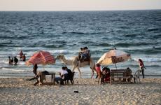 شاطئ بحر غزة.JPG