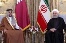 أمير قطر يزور إيران ويدعو إلى خفض التصعيد بالمنطقة
