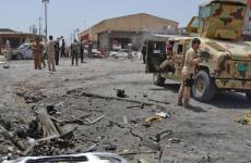  قوات عراقية في موقع هجوم سابق بطوزخورماتو