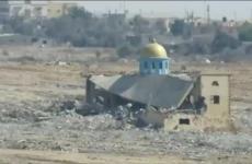  صورة بثها ناشطون تظهر الدمار الذي تعرض له مسجد النور 