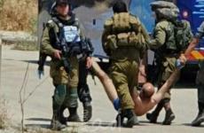 اعتقال شاب بعد إصابته