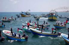 المسير البحري شمال غزة