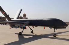 أول طائرة بلا طيار لدى سلاح الجو العراقي في قاعدة الكوت