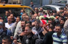 تشييع جثمان الشهيد نور البرغوثي