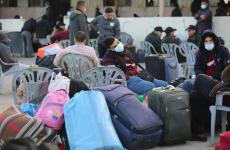 بدء مغادرة حافلات المسافرين عبر معبر رفح ‫(154912992)‬ ‫‬.jpg