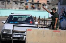 حظر التجول غزة كورونا الشرطة سيارات