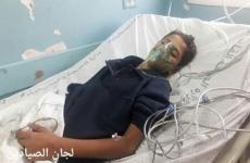 إصابة الفتى عبد الله أبو ريالة