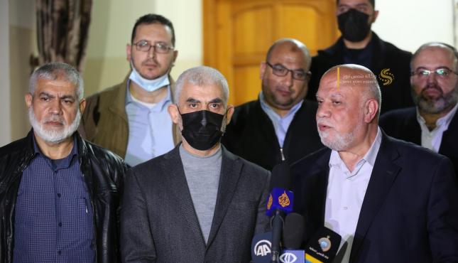 انتخاب السنوار رئيسا لحماس في غزة