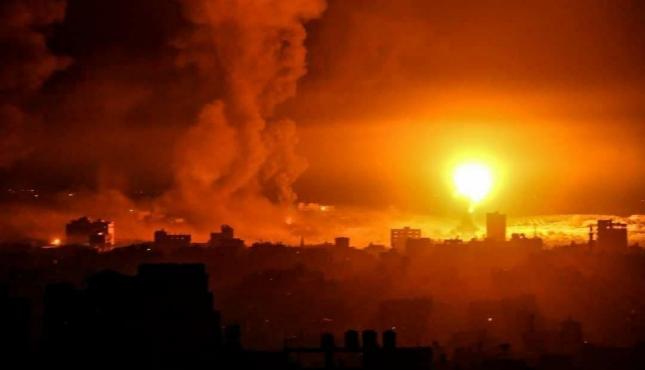 قصف إسرائيلي على غزة.jpg
