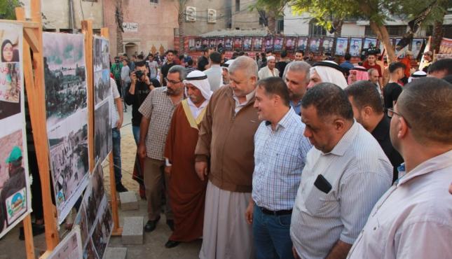 الجهاد الإسلامي تنظم معرضًا فنيا للقدس والأسرى شمال القطاع (2).jfif