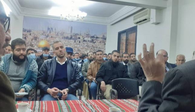 لقاءٍ نظمته اللجنة التنظيمية لحركة الجهاد الإسلامي في فلسطين بالساحة السورية (2).jfif