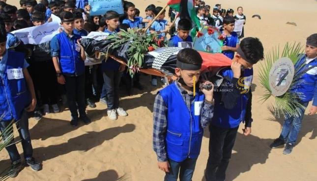 جنازة رمزية لشيرين أبو عاقلة في غزة (10).jpeg