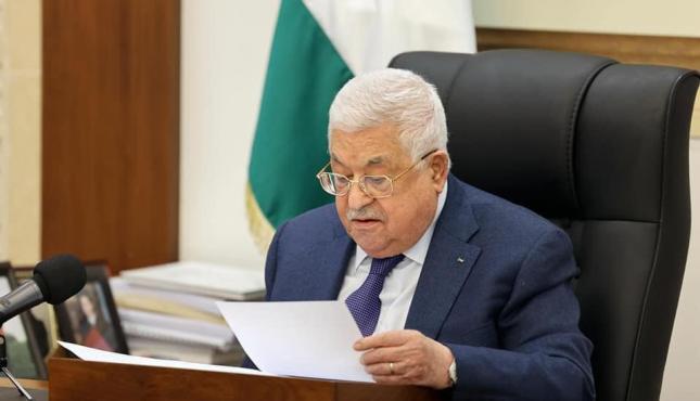 محمود عباس الرئيس الفلسطيني