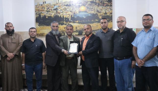 1 الجهاد الإسلامي اقليم غزة يستقبل وفدا من حركة الأحرار مهنئا بذكرى الانطلاقة.jpg