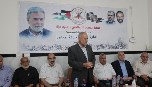 الجهاد بغزة تستقبل وفدا من حركة حماس  7.jpg