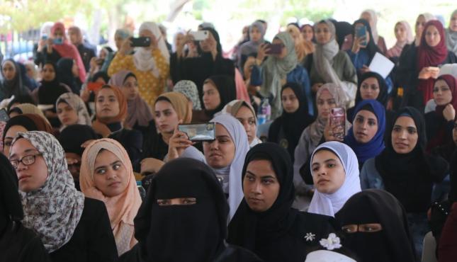 الرابطة الاسلامية تنظم مهرجان كبيرا في جامعة الأقصى بالذكرى الـ 27 لاستشهاد الشقاقي 2.jfif