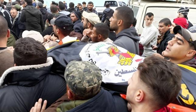 جنازة الشهيد القطناني