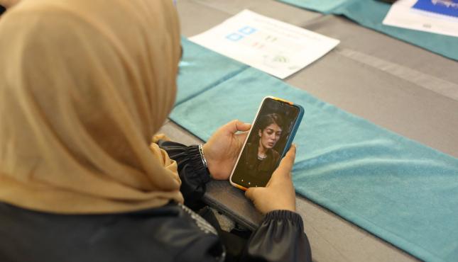 رواسي فلسطين وكتلة الصحفي تنظمان وقفة إسنادية للإعلاميات الفلسطينيات  7.jpg
