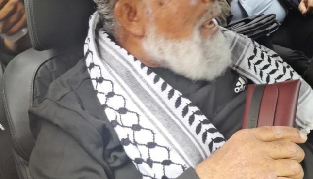 لحظة الإفراج عن فؤاد الشوبكي