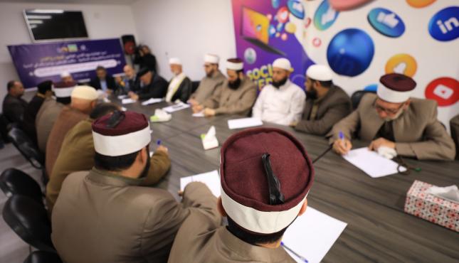 خلال ندوة نظمها اتحاد الاذاعات والتلفزيونات الاسلامية دعوة لإنشاء هيئة للعلماء للدفاع عن المسجد الاقصى والمقدسات الإسلامية 3.jpg